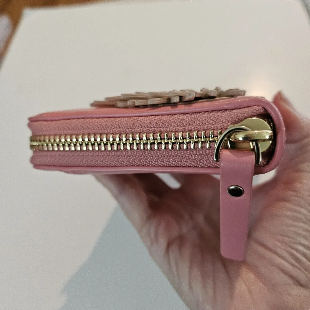 Kate Spade pink hedgehog zippy wallet EUC - Picture 6 of 15